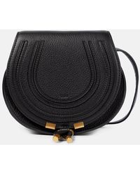 Chloé - Borsa a tracolla Marcie Small in pelle - Lyst