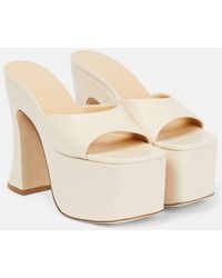 Magda Butrym - Leather Platform Mules - Lyst