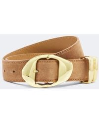 Amanu - Grumeti Suede Belt - Lyst
