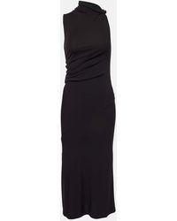 Courreges - Draped Maxi Dress - Lyst
