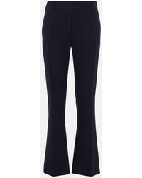 Valentino - Cady Couture High-Rise Flared Pants - Lyst