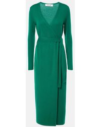 Diane von Furstenberg - Astrid Wool And Cashmere Wrap Dress - Lyst