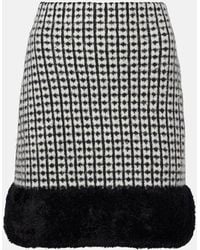 Nina Ricci - Minifalda De Efecto Tweed - Lyst