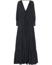 Kalita Exclusive To Mytheresa – Circe Cotton Voile Maxi Dress - Blue