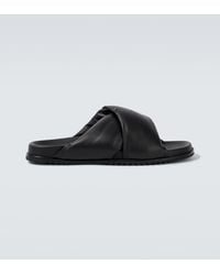 Rick Owens - Donut Granola Leather Sandals - Lyst