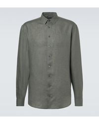 Giorgio Armani - Linen Shirt - Lyst