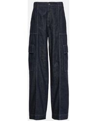 AG Jeans - X Emrata Amia High-Rise Cargo Jeans - Lyst