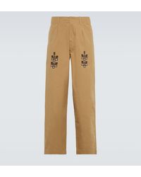 Adish - Qrunful Embroidered Cotton Ripstop Pants - Lyst