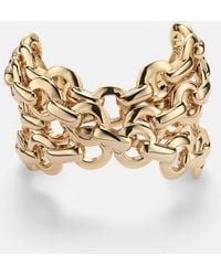 Jennifer Fisher - 14Kt-Plated Cuff Bracelet - Lyst