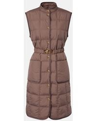 Moncler - Cygnette Belted Quilted Down Vest - Lyst