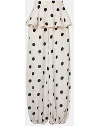 Adriana Degreas - Polka-Dot Balloon Pants - Lyst