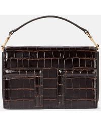 TOTEME - Tote T-Flap Mini Aus Leder - Lyst