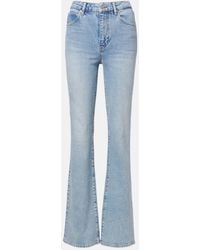 FRAME - Arrow High-Rise Bootcut Jeans - Lyst