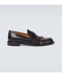 JW Anderson - Animated Leather Penny Loafers - Lyst