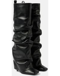 The Attico - Rea Tube Tall Boots - Lyst