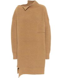 Marni Minikleid aus Wolle - Braun