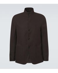 ZEGNA - Il Conte Linen Jacket - Lyst