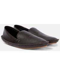 The Row - Slip-Ons Vasko Aus Leder - Lyst