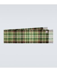 Acne Studios - Fringed Checked Scarf - Lyst
