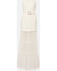 Rebecca Vallance - Bridal Mirabella Tulle And Crepe Gown - Lyst