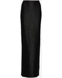 Tom Ford - Mid-rise Cotton-blend Maxi Skirt - Lyst
