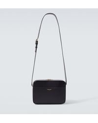 Saint Laurent - Paris Leather Camera Case - Lyst