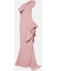 Maticevski - Provenance Ruffled One-Shoulder Crepe Gown - Lyst
