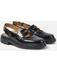 Thom Browne - Leather Slingback Loafers - Lyst