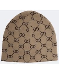 Gucci - Gg Jacquard Wool-Blend Lame Beanie - Lyst