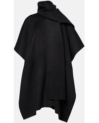 TOTEME - Double Scarf-Detail Wool Coat - Lyst