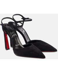 Christian Louboutin - Condora Riviera 100 Suede Pump - Lyst