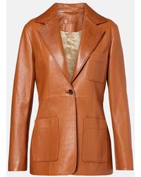 Chloé - Leather Jacket - Lyst