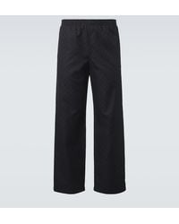 Gucci - Gg Canvas Straight-Leg Pants - Lyst