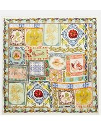 ALÉMAIS - Tommasina Printed Silk Scarf - Lyst