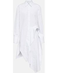 JW Anderson - Deconstructed Cotton Poplin Shirt Dress - Lyst
