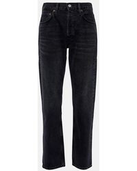 Agolde - Mid-Rise Straight Jeans Parker Long - Lyst