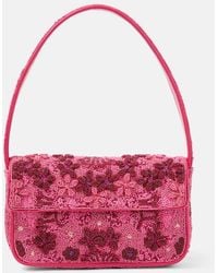 STAUD - Tommy Beaded Shoulder Bag - Lyst