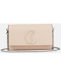 Christian Louboutin - Portemonnaie Mit Kettenriemen Aus Leder - Lyst