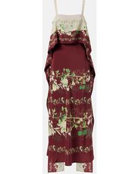 La DoubleJ - Maxikleid Aus Crepe De Chine Aus Seide - Lyst
