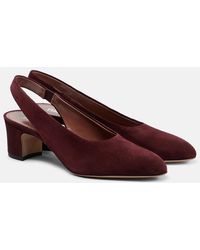 Paris Texas - Lavinia 50 Suede Slingback Pumps - Lyst