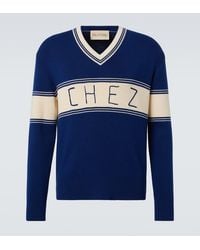 Valentino - Chez Wool And Cotton Sweater - Lyst
