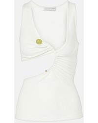 Christopher Esber - Arc Stone Ribbed-Knit Tank Top - Lyst