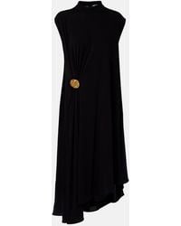 Bottega Veneta - Asymmetric Crepe Jersey Cocktail Dress - Lyst
