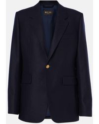 Loro Piana - Hellen Wool And Cashmere Flannel Jacket - Lyst