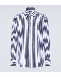 Tom Ford - Grand Bangle Striped Cotton Shirt - Lyst