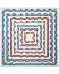 Missoni - Zigzag Silk Twill Scarf - Lyst
