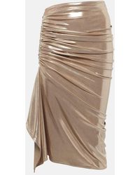 Maticevski - Neroli Ruched Midi Skirt - Lyst