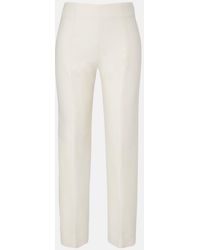 TOTEME - Wool And Silk Slim Pants - Lyst