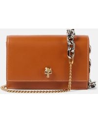 Alexander McQueen - Skull Small Saffiano Leather Shoulder Bag - Lyst