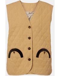 Blazé Milano - Suffolk Quilted Cotton Vest - Lyst